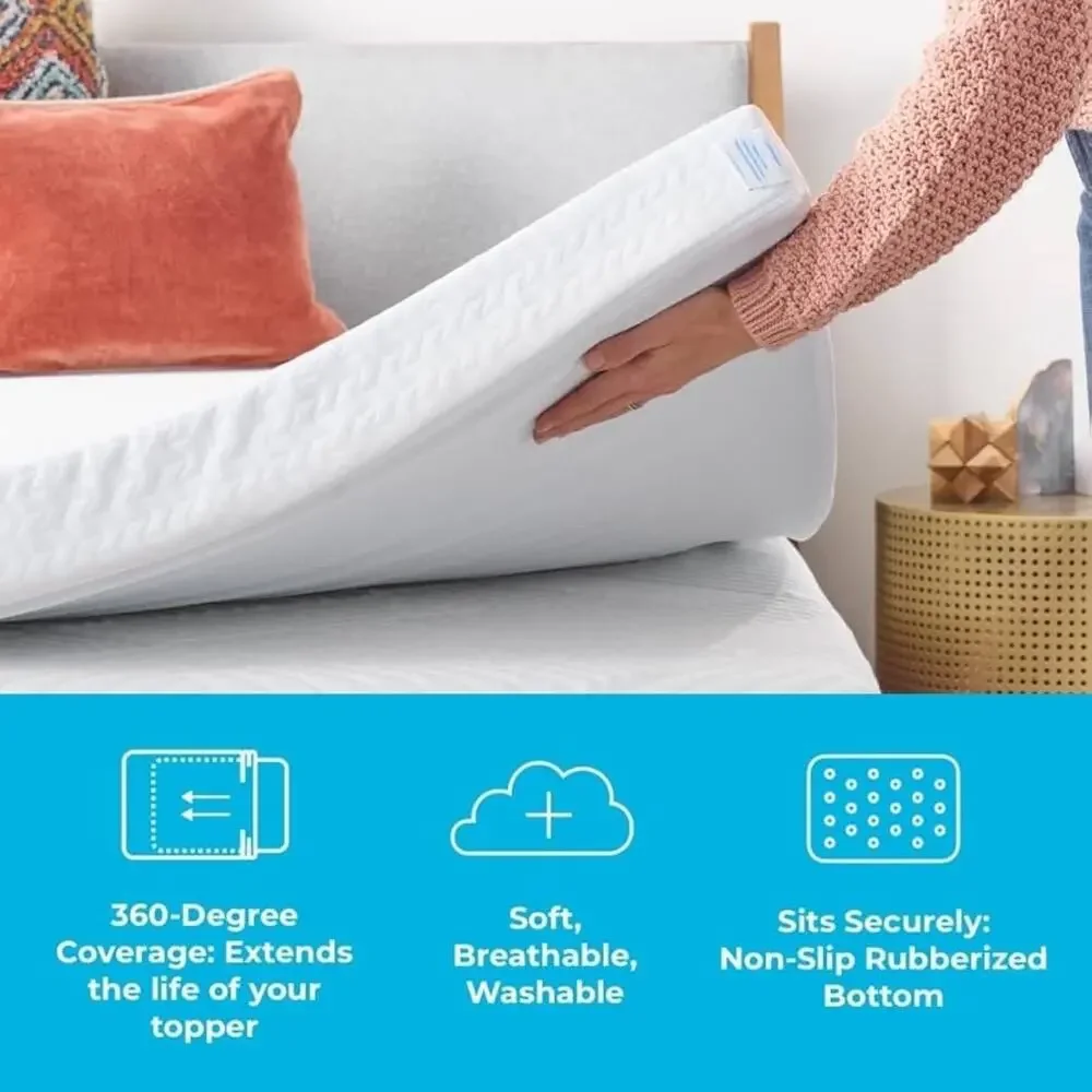 Linenspa 2 Inch Mattress Topper -Cover Full